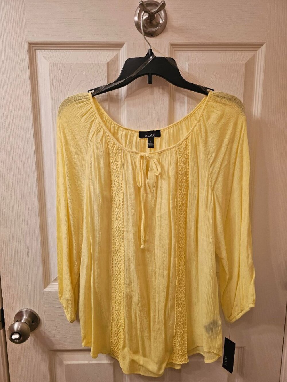 NWT Alyx Large Yellow Blouse